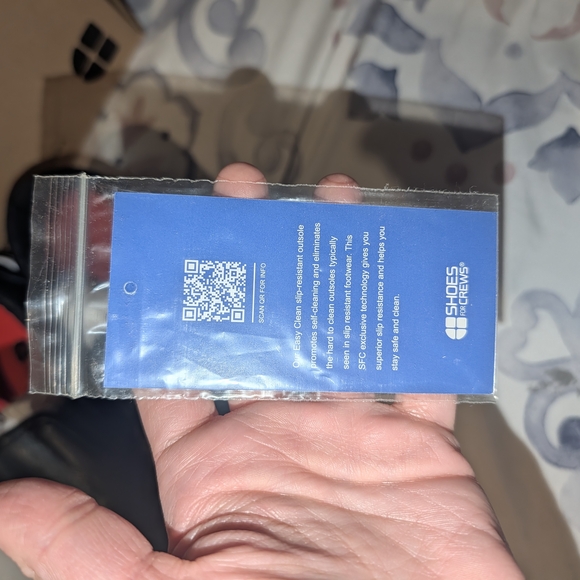 Shoes For Crews Black and White Kids Slip-On Sneakers - Picture 4 of 10